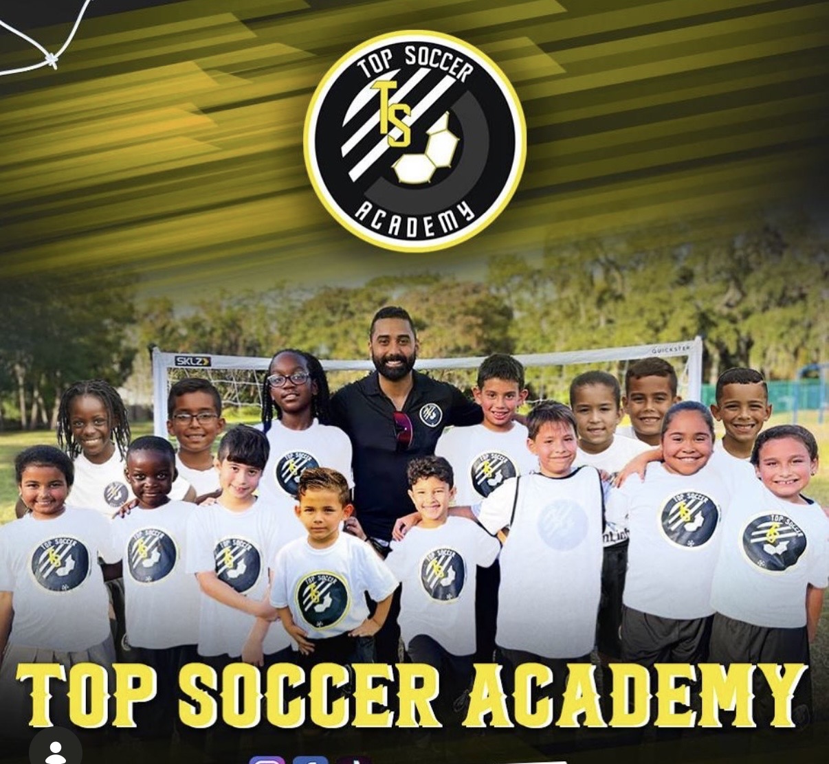 Top Sports Academy group photo after a program